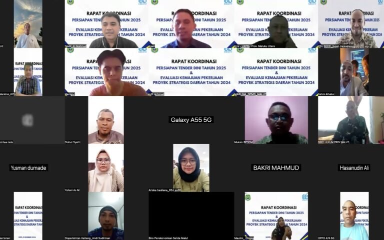 Tender Dini Jadi Solusi Percepatan Pelaksanaan Pembangunan di Maluku Utara