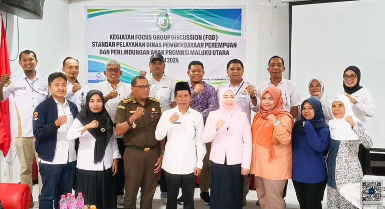 DPPPA Malut Gelar FGD Standar Pelayanan Publik 2024