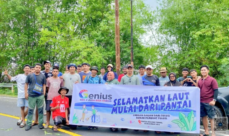 Komunitas GENIUS Gelar Aksi bersih Sampah di Kota Tidore Kepulauan