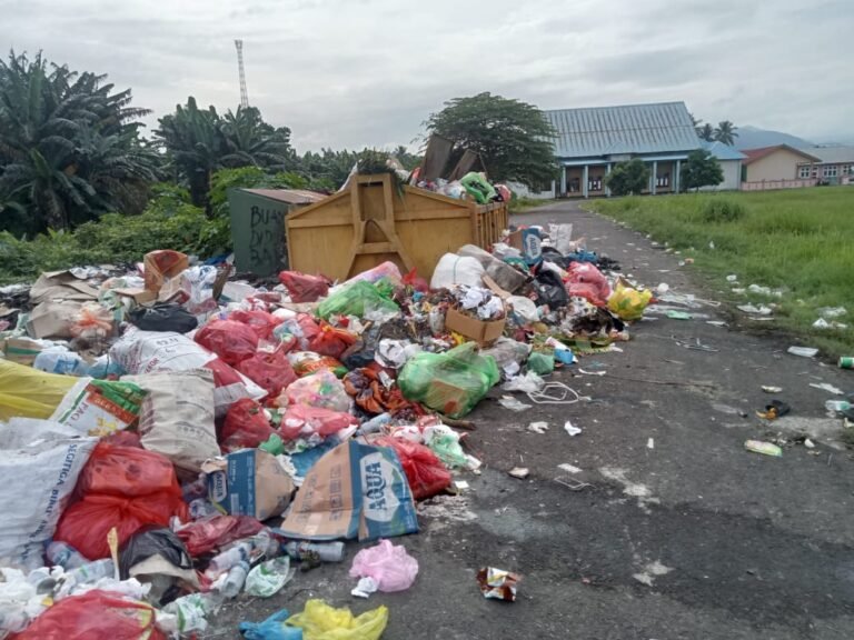 Berserakan Dan Mengeluarkan Bau Tak Sedap, Tumpukan Sampah Menggangu Kenyamanan Warga