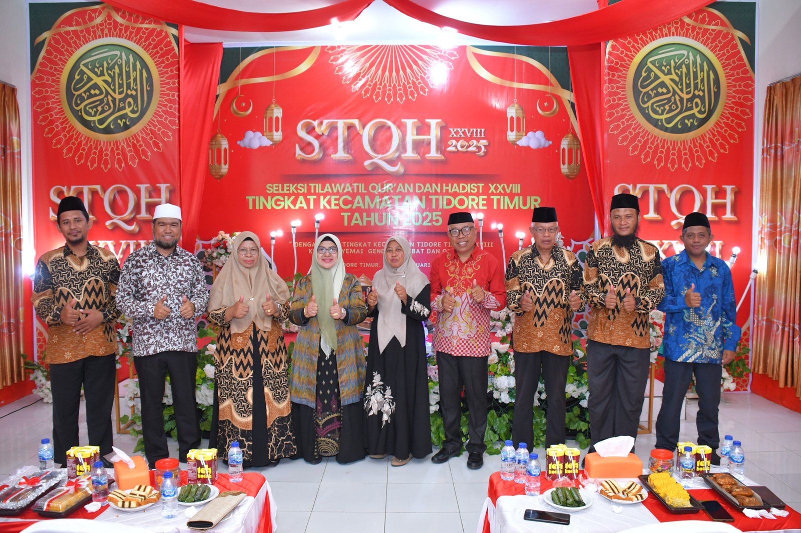 86 Peserta Siap Berkompetisi pada STQH Ke-28 Di Kecamatan Tidore Timur