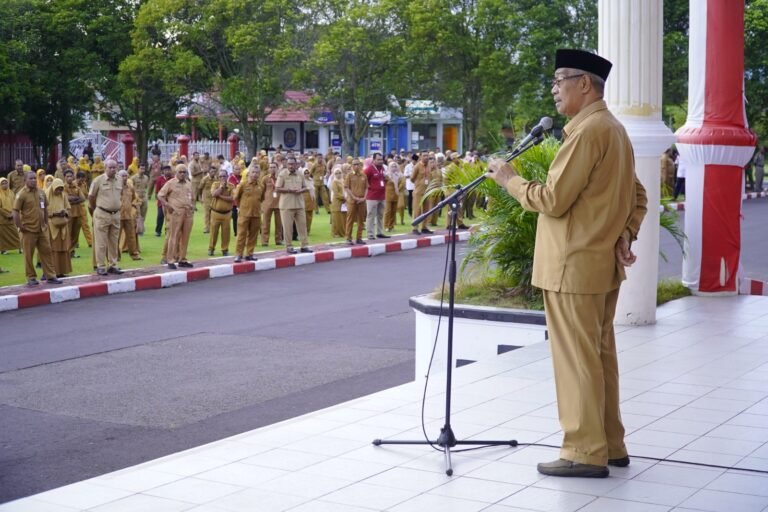 Pimpin Apel Gabungan, Ali Ibrahim Ingatkan ASN Tetap Memberikan Pelayanan Terbaik