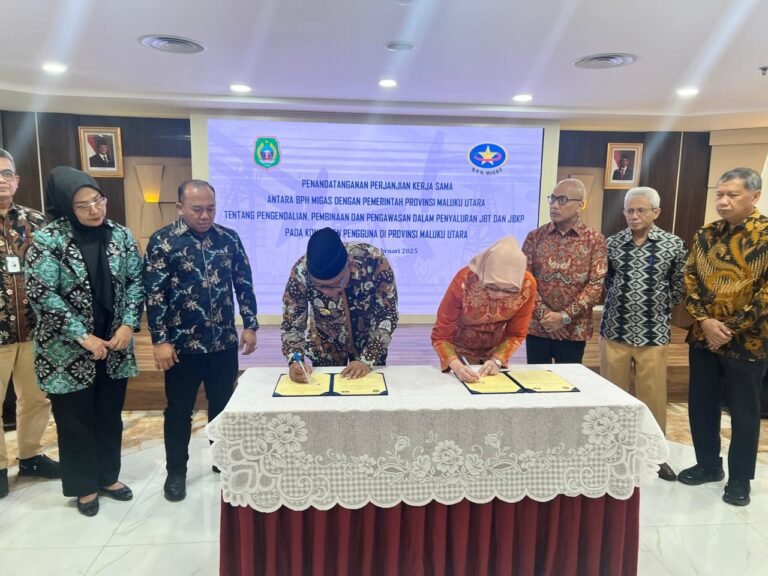 Pemprov Maluku Utara resmi Teken MoU dengan BPH Migas Jakarta
