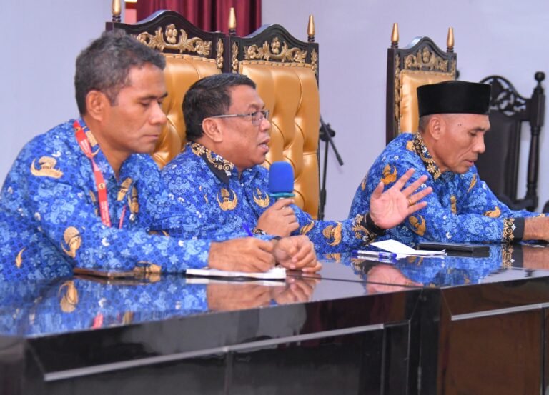 Persiapan Pengadaan Barang/Jasa Tahun Anggaran 2025, Sekot Adakan Pertemuan Dengan PPK, PP, PPTK Dan BUD