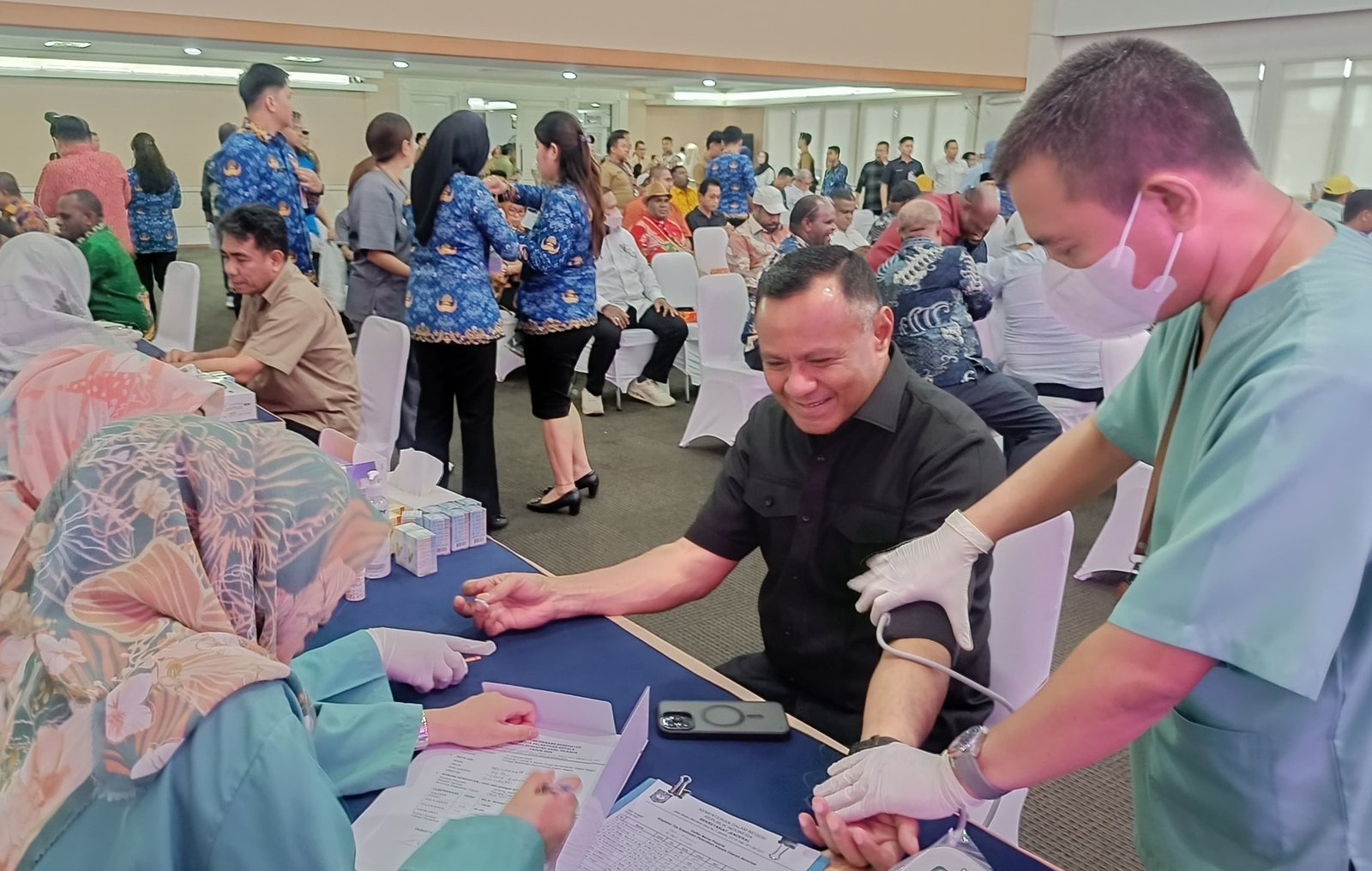 Jelang Pelantikan, Muhammad Sinen – Ahmad Laiman Jalani Proses Registrasi dan Pemeriksaan Kesehatan