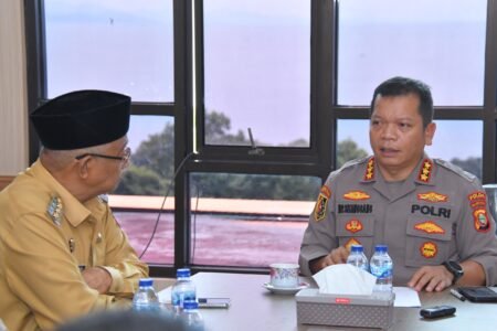 Silaturahmi Dengan Kepala SPN Polda Malut, Ini Yang Diharapkan Ali Ibrahim