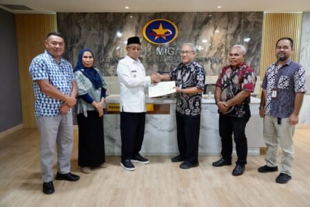 Ali Ibrahim Bersama Dua Pimpinan OPD Temui Direktur BBM BPH Bicarakan Kuota Mitan