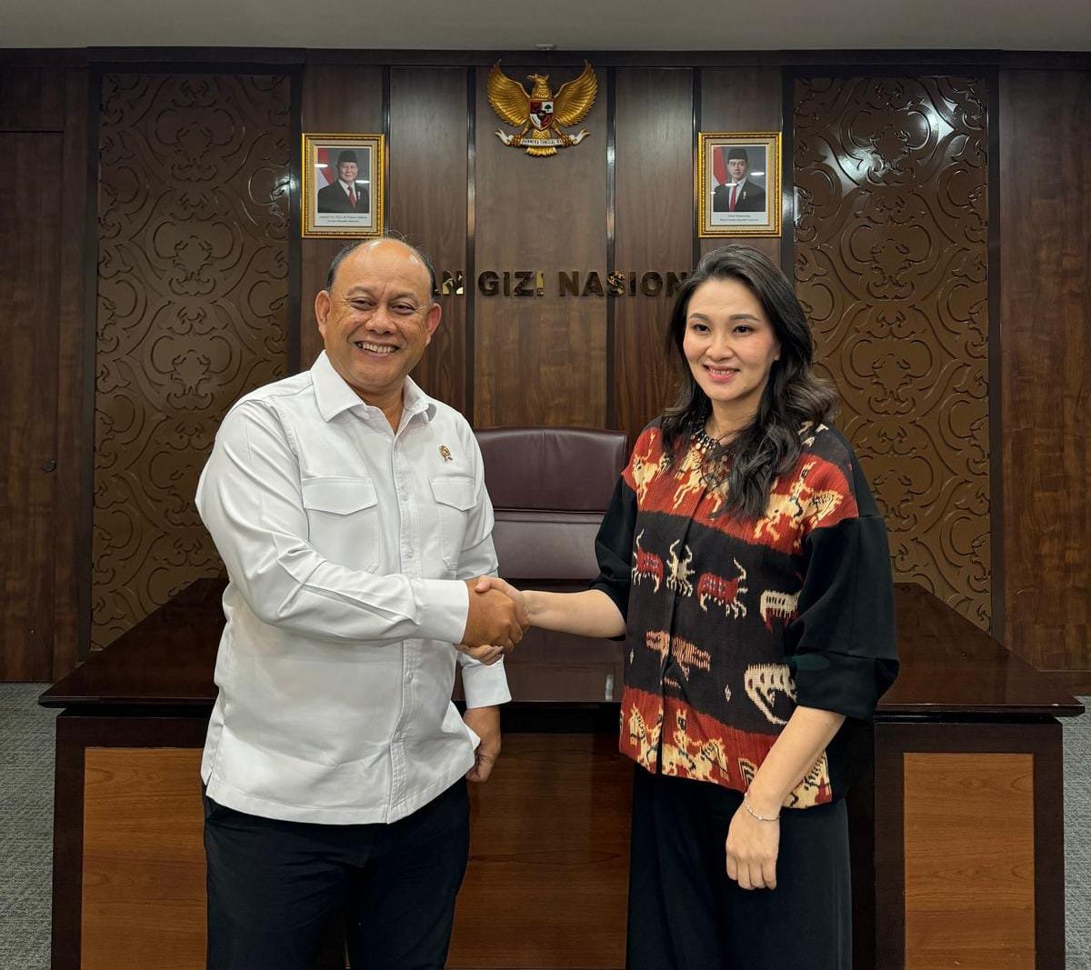 Gubernur Sherly Temui Badan Gizi Nasional