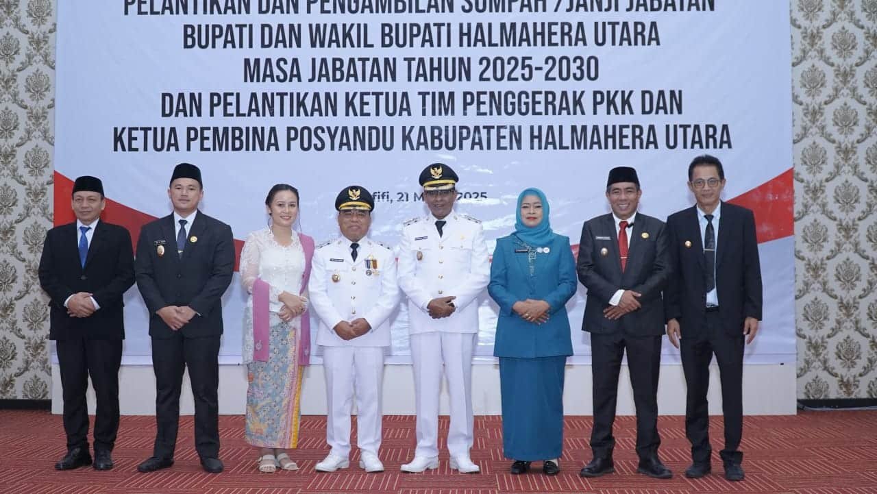 Wawali Tidore Beri Ucapan Selamat Pada Bupati Dan Wakil Bupati Halut