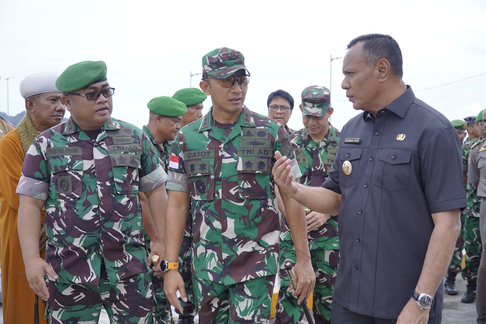 Kunker di Tidore, Pangdam XV/Pattimura Disambut Langsung Wali Kota dan Forkopimda