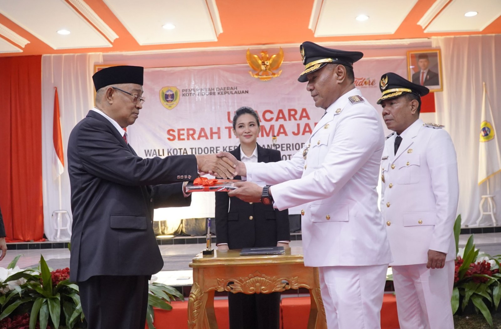 Gubernur Malut Sherly Laos Hadiri Sertijab Wali Kota dan Wakil Wali Kota Tidore Kepulauan