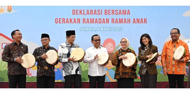 Enam Kementerian/Lembaga resmi lakukan Deklarasikan Gerakan Bersama Ramadan Ramah Anak