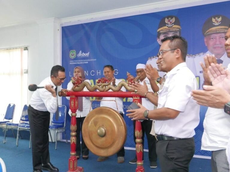 Dikbud Malut Launching Rangkaian Semarak Lomba Hardiknas 2025