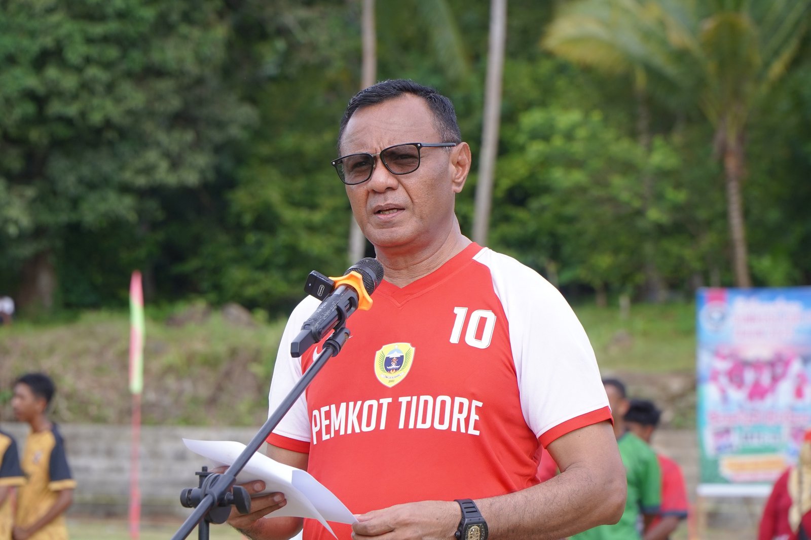 Buka Turnamen Sepak Bola Sumkusu Cup I, WaliKota Tidore: Kegiatan Positif Mengasah Bakat Generasi