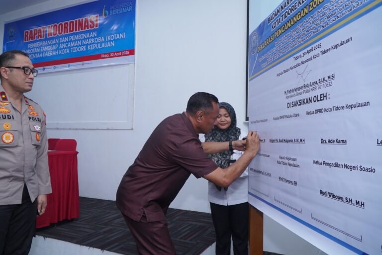 Buka Rakor KOTAN, Walikota Minta OPD Berkolaborasi dengan BNN Mengsosialisasikan Bahaya Narkoba