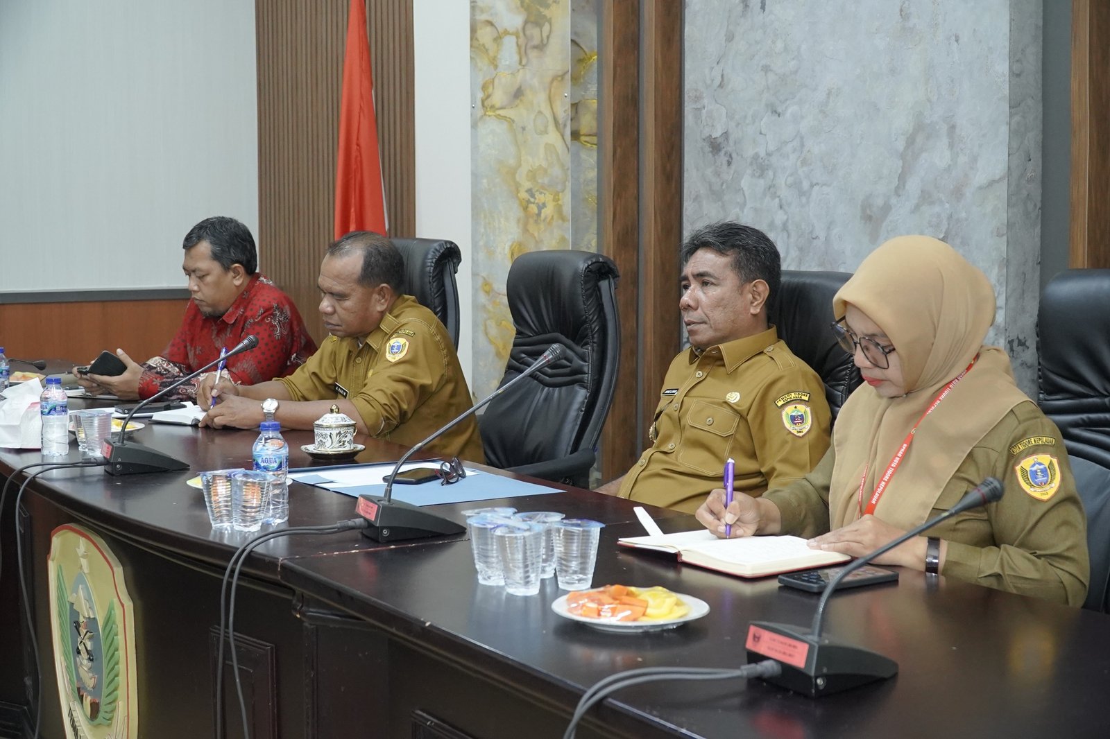 Pemda Kota Tidore Kepulauan  Rutin Mengikuti Rakor Pengendalian Inflasi