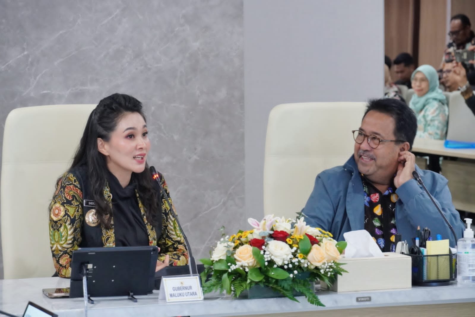 Perkuat Hubungan Kelembagaan Berbasis Digital, Gubernur Malut Sherly laos Temui Wagub DKI Rano Karno