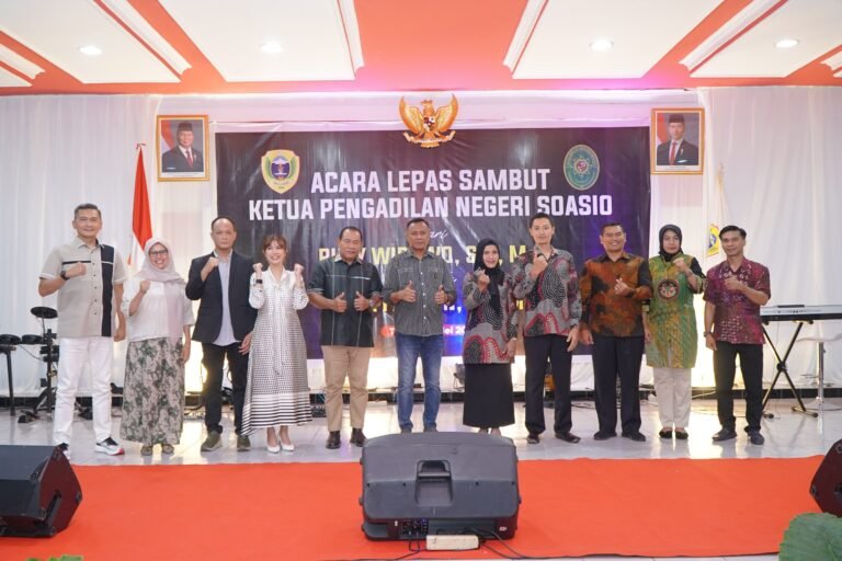 Resmi Berganti, Wali Kota Tidore Sampaikan Terima Kasih kepada Ketua PN Tidore