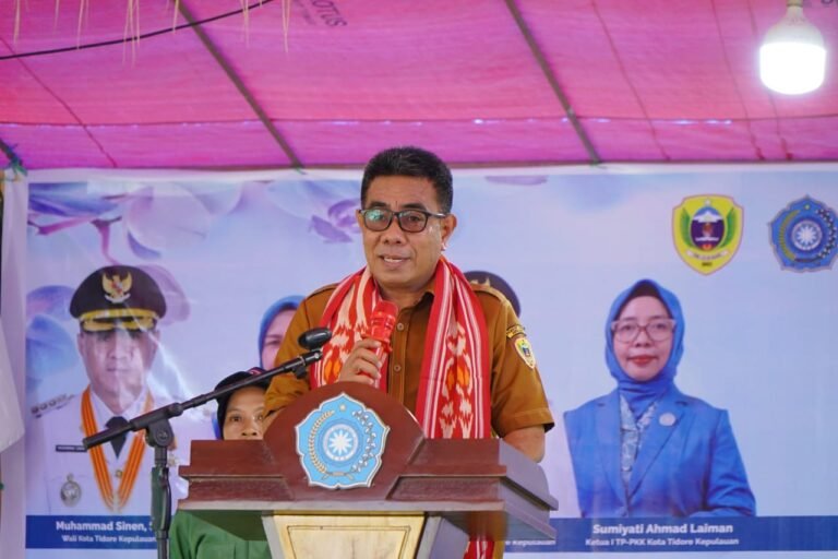 Wawali Hadiri penilaian Lomba 10 Program Pokok PKK Tingkat Provinsi Maluku Utara di Desa Maregam