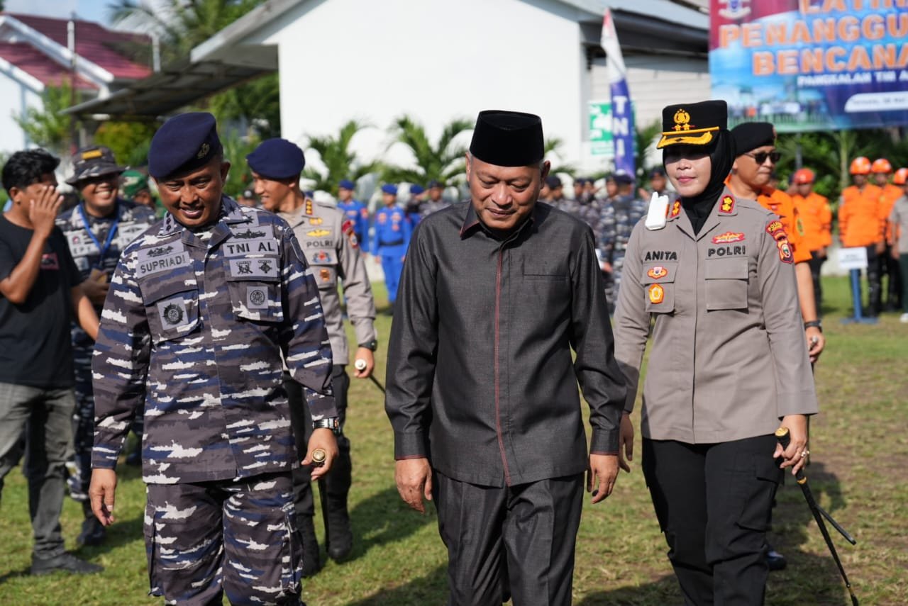 Wagub Malut Hadiri Upacara Pembukaan Latihan Penanggulangan Bencana