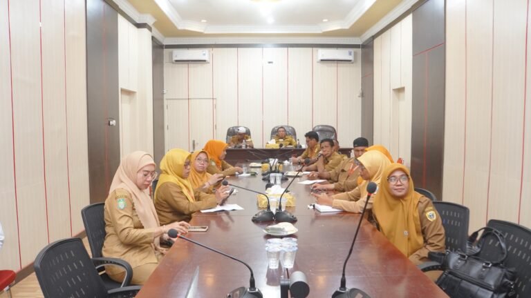 Sekda Bersama OPD Terkait Mengikuti Sosialisasi Percepatan Pemenuhan SDM Layanan Prioritas KJSU dan KIA