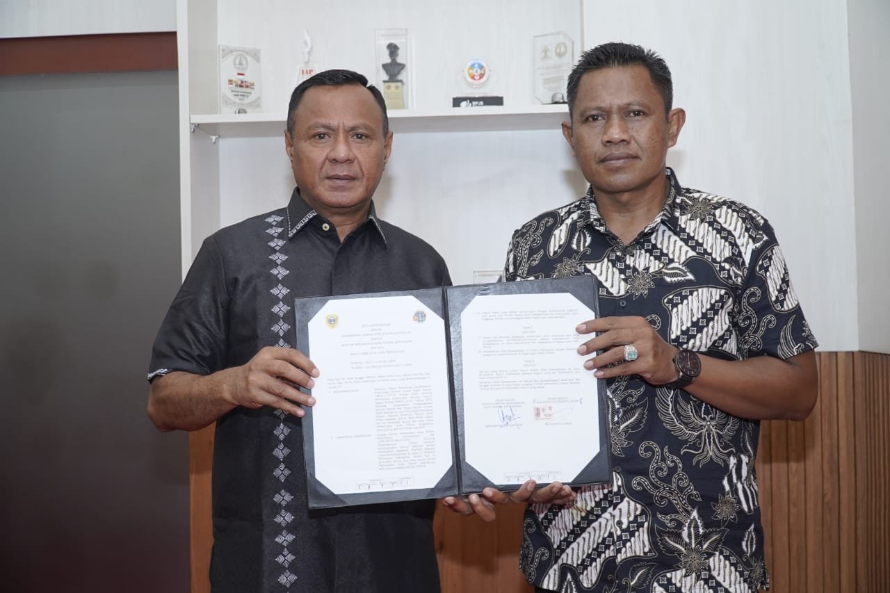 Pemkot Tidore dan Kantor Pertanahan Resmi Teken MoU Kerjasama Terkait Bidang Pertanahan
