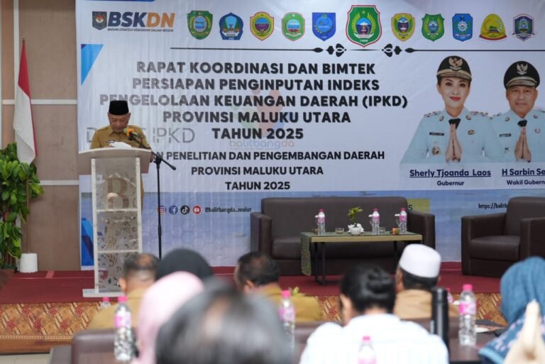 Wagub Maluku Utara Buka Rakor PIPKD dan PPIID, Ingatkan OPD Perkuat Sinergitas