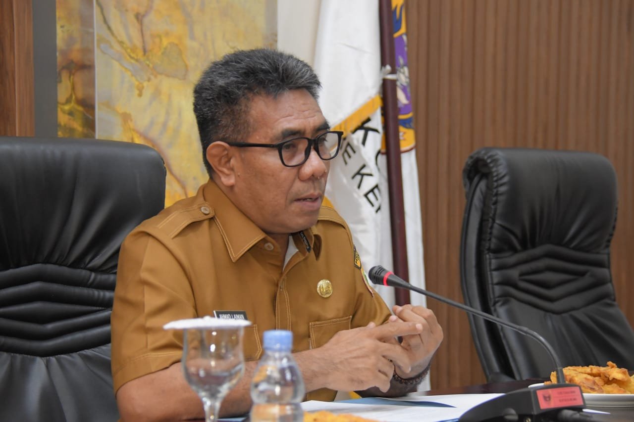 Selaraskan Program Pempus dan Pemda, Wawali Tidore Pimpin Rapat Pembahasan Edaran Mendagri