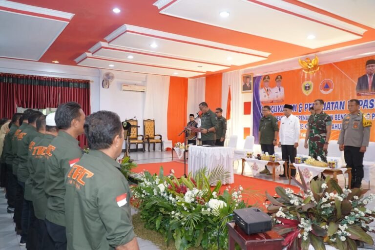 Pemkot Tidore Kukuhkan Tim Reaksi Cepat Penanggulangan Bencana