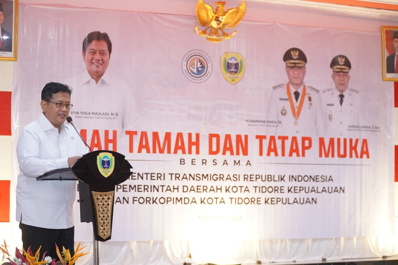 Viva Yoga Mauladi Berjanji dan Memastikan Kota Tidore Diprioritaskan Untuk Pengembangan Kawasan Transmigrasi
