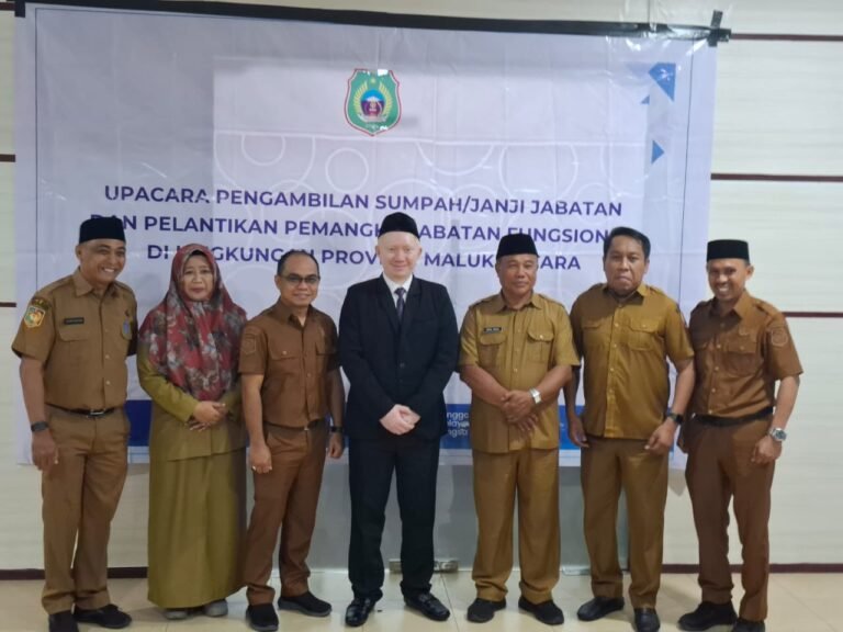 Gubernur Malut Lantik Aphandic Duvadilan sebagai Pejabat Fungsional