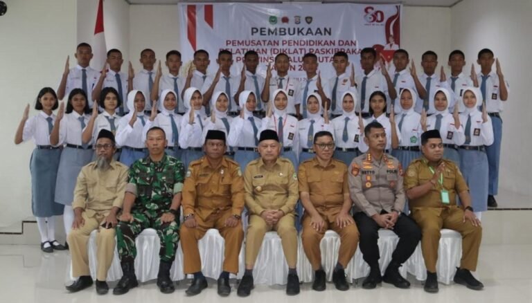 Bentuk Karakter dan Kepemimpinan, Pemprov Malut resmi Gelar Diklat Paskibra