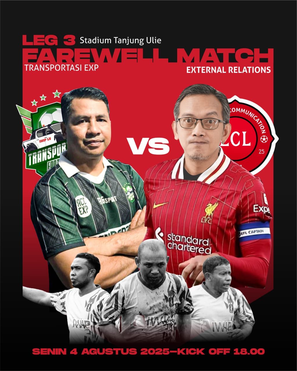 Laga Final, Suporter Tayo unggulkan Transportasi FC