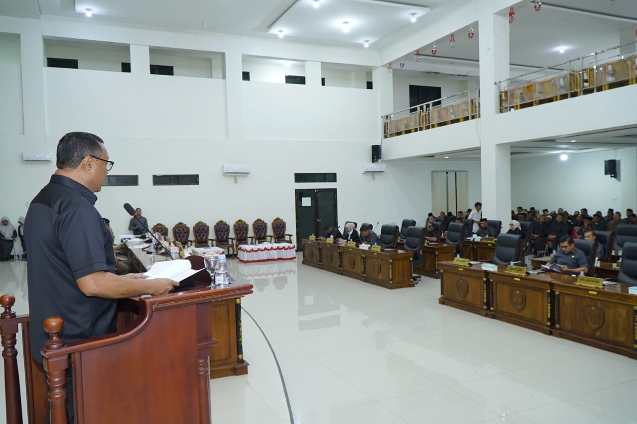 Walikota Sampaikan Ranperda RPJMD Kota Tidore Kepulauan Tahun 2025-2029