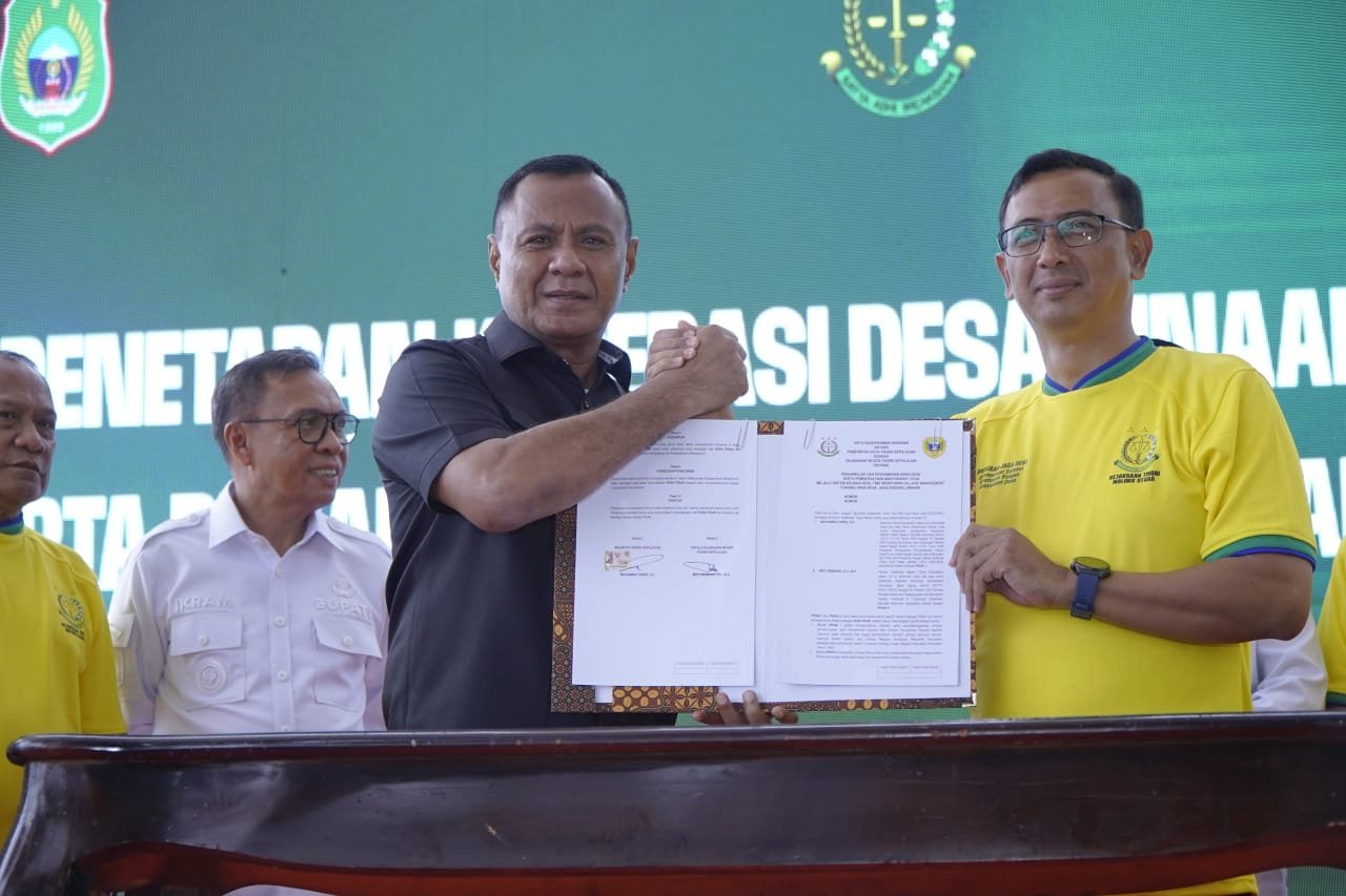 Hadiri Peluncuran Real Time Monitoring Village Management, Walikota: Semoga Berdampak Baik Bagi Pengelolaan Dana Desa