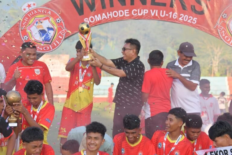 Wawali Tidore Akhiri  Turnamen Somahode Cup 6 Tahun 2025