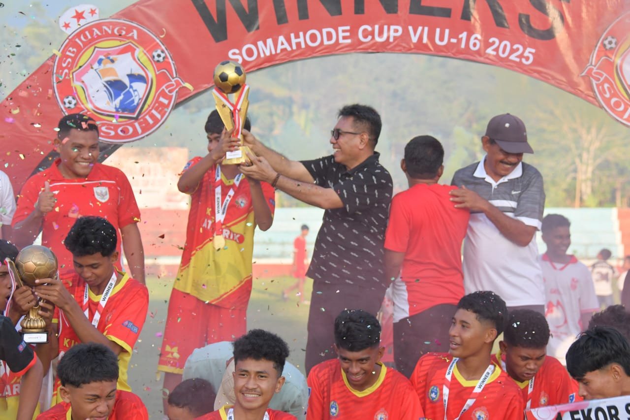 Wawali Tidore Akhiri  Turnamen Somahode Cup 6 Tahun 2025