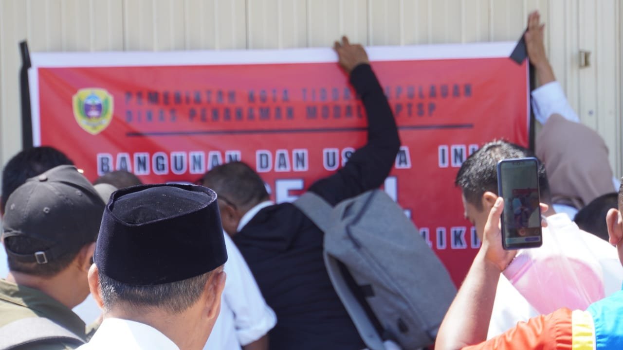 Temuan Serius Terkait Pelanggaran Sejumlah Perijinan, Pemda Segel Gerai Indomaret Loleo Oba Tengah