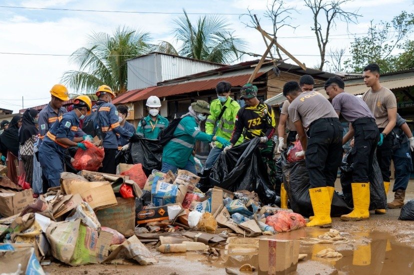 Sinergi Harita Nickel dan Masyarakat Kawasi, 4,5 Ton Sampah Berhasil Diangkut