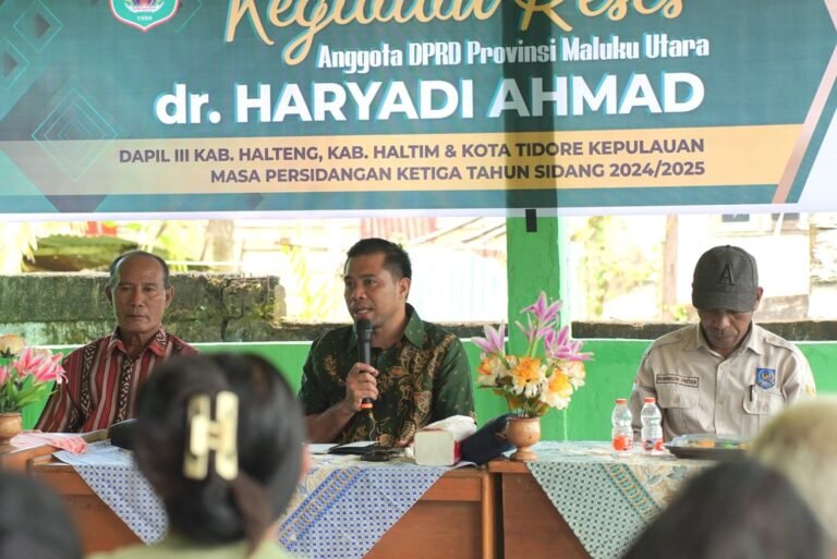 Reses di Halmahera Tengah, Haryadi Ahmad Siap Kawal Aspirasi Warga Desa Goeng