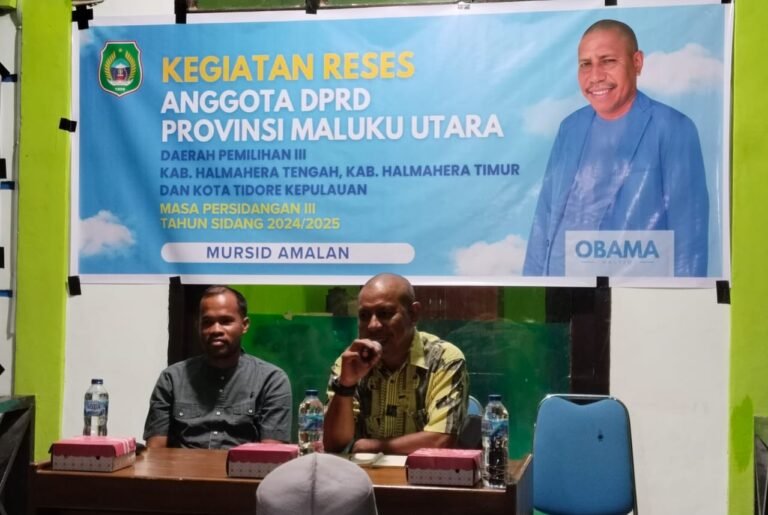 Warga Air Salobar Titip Aspirasi Pembangunan ke Musrid Amalan untuk Pemprov Malut