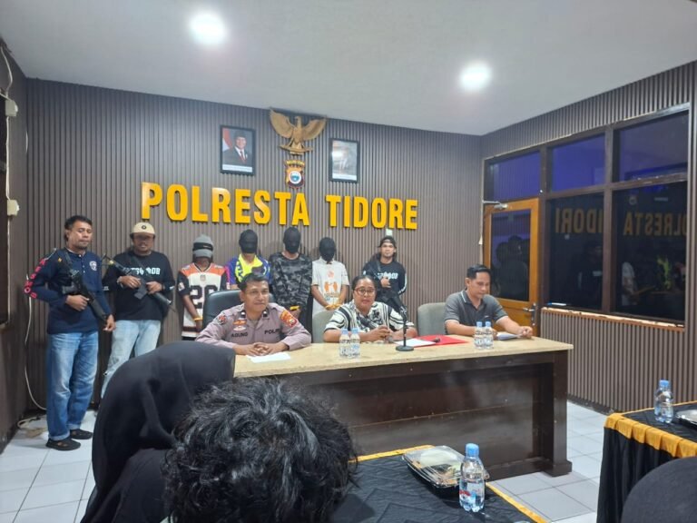 4 Tersangka Penganiayaan Anggota SPN Polda Malut Diamankan Polresta Tidore