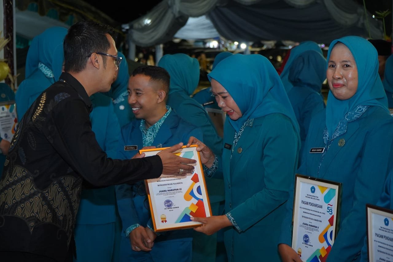 Sukses, TP PKK Kota Tidore Panen Juara di HKG ke 53 Tahun 2025