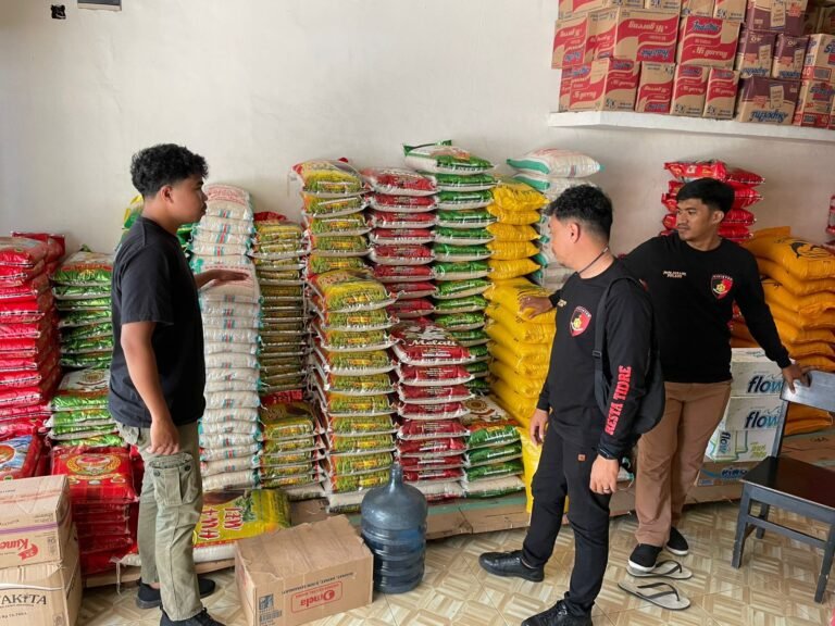 Polresta Tidore Lakukan Inspeksi Harga Beras di Pasar Tradisional dan Modern