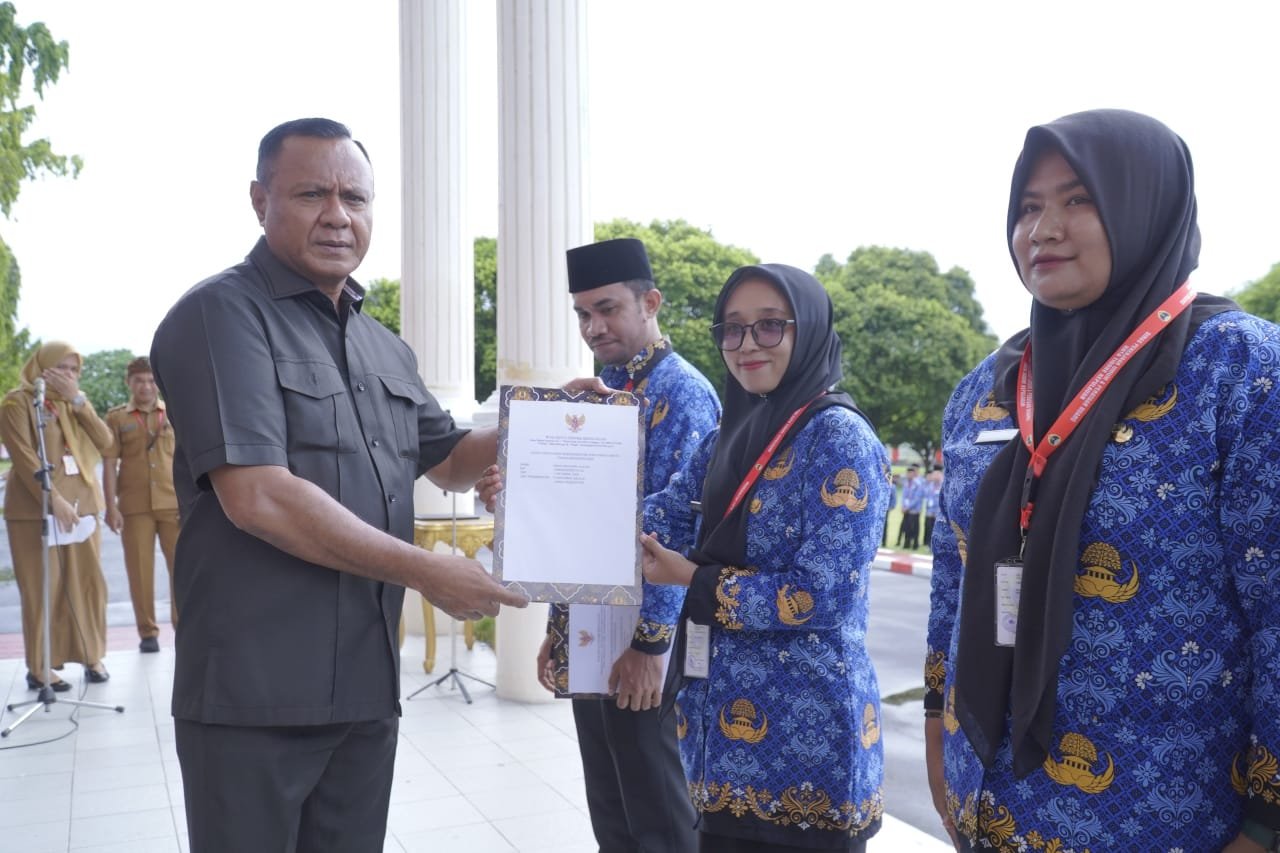 Sebanyak 819 PPPK Paruh Waktu Kota Tidore Kepulauan Tahun 2025 Resmi Menerima SK