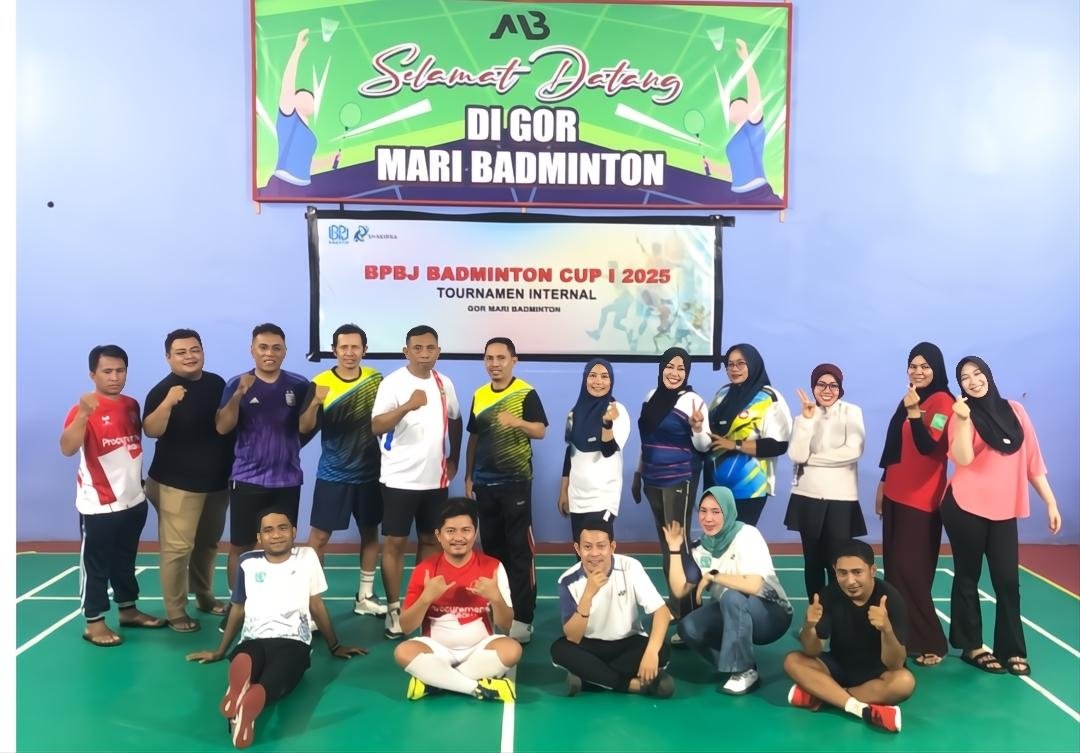 Semangat Sportif Warnai Pembukaan BPBJ Badminton Cup I 2025