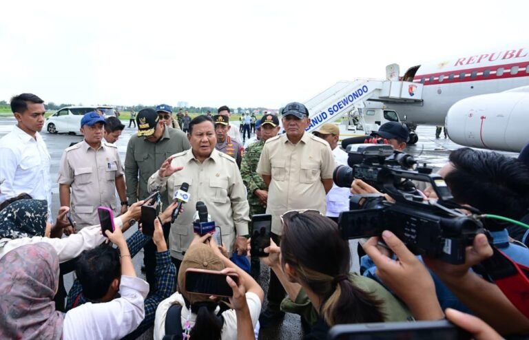 Presiden Prabowo Pastikan Penanganan dan Pemulihan Bencana Terkendali