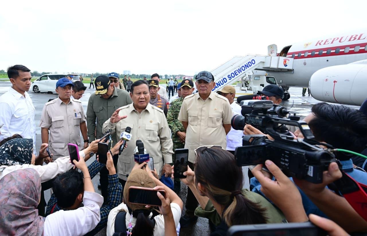 Presiden Prabowo Pastikan Penanganan dan Pemulihan Bencana Terkendali