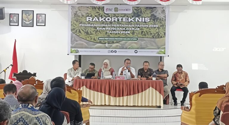Ekspansi Sawah dan Hilirisasi Kelapa Jadi Prioritas Besar Dinas Pertanian Malut Tahun 2026