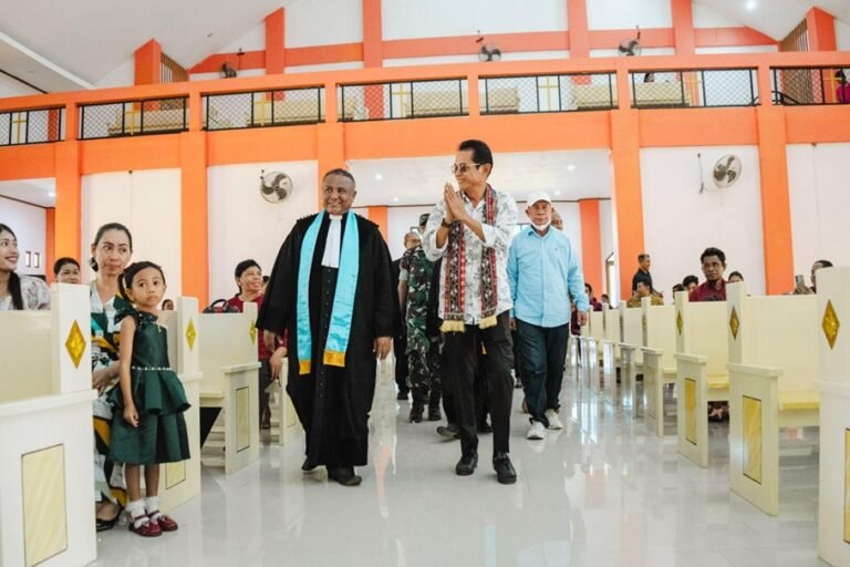 Peresmian Kompleks Gereja GPM Kawasi oleh Wabup Halsel,   Perkuat Harmoni Kehidupan Berjemaat